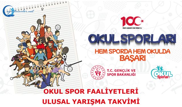 Okul Spor Faaliyetleri Ulusal Yarışma Takvimi