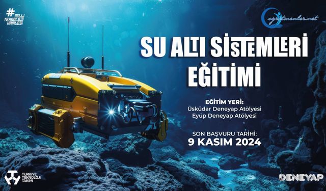 T3 Su Altı Sistemleri Eğitimleri Başvuruları Başlıyor