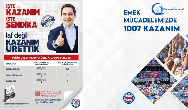 Emek Mücadelemizde 1007 Kazanım