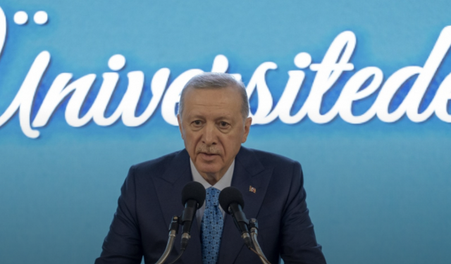 Erdoğan, Kırgızistan-Türkiye Manas Üniversitesi’ni ziyaretinde konuştu