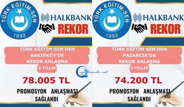 Rekor bir promosyon anlaşmaları