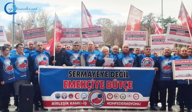 Sermayeye değil, emekçiye bütçe