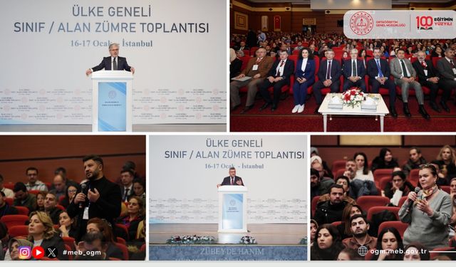 Ülke Sınıf/Alan Zümre Toplantısı İstanbul'da Gerçekleştiriliyor