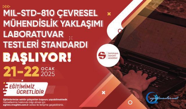 Çevresel Mühendislik Yaklaşımı Laboratuvar Testleri Standardı Eğitimi Başlıyor!