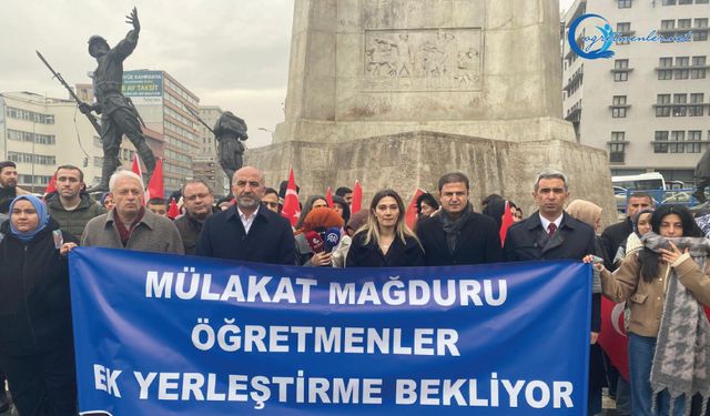 Yargı süreci beklenmeden bir an öce ek yerleştirme ile 1500 civarındaki mağduriyet yaşayan, öğretmen atanmalıdır