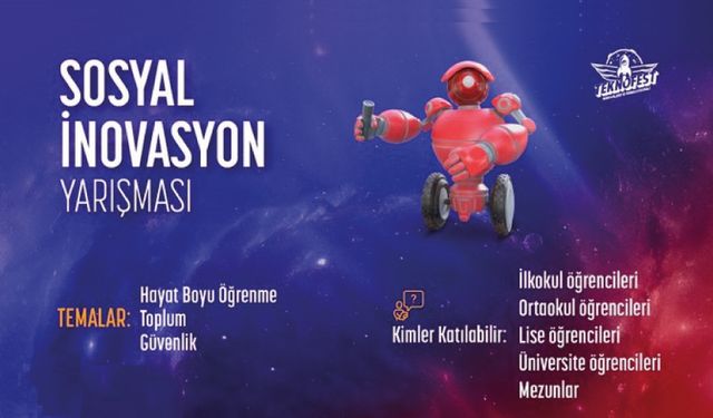 Sosyal İnovasyon Yarışması başvuruları başlıyor