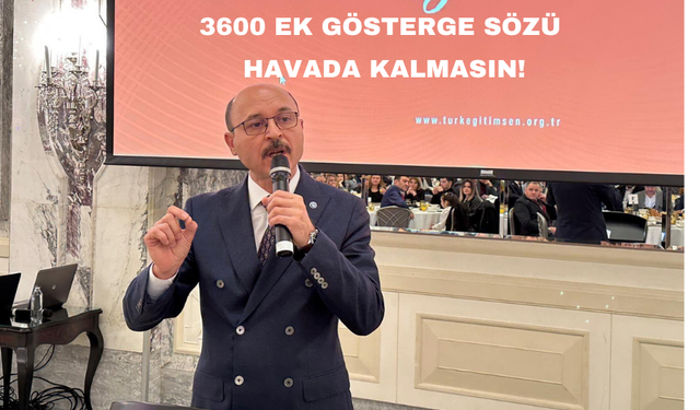 3600 Ek Gösterge Sözü Havada Kalmasın!