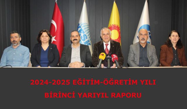 2024-2025 Eğitim-Öğretim Yılı Birinci Yarıyıl Raporu