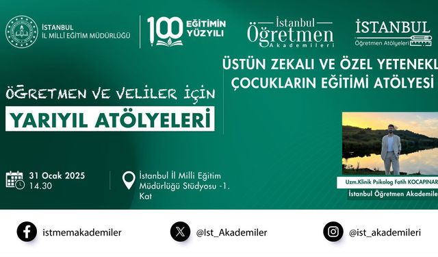 Üstün Zekalı Ve Özel Yetenekli Çocukların Eğitimi Atölyesi