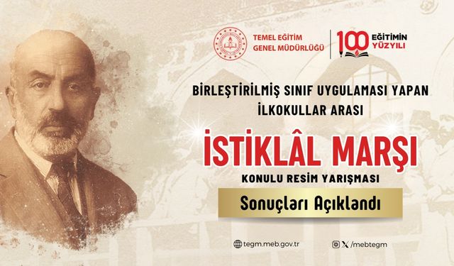 İstiklâl Marşı Konulu Resim Yarışması Sonuçları Açıklandı