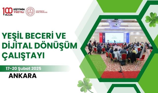 Yeşil Beceri ve Dijital Dönüşüm Çalıştayı Ankara'da Başladı