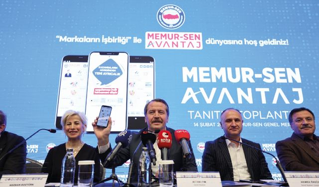 Ayrıcalıkların Dünyası Memur-Sen Avantaj Uygulaması Tanıtıldı