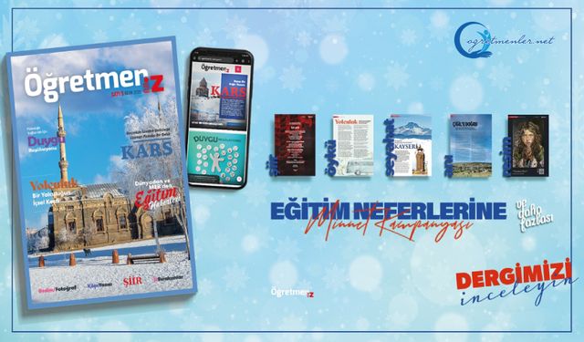 "ÖğretmenİZ" dergisinin 5. sayısı dijital platformda yayımlandı.