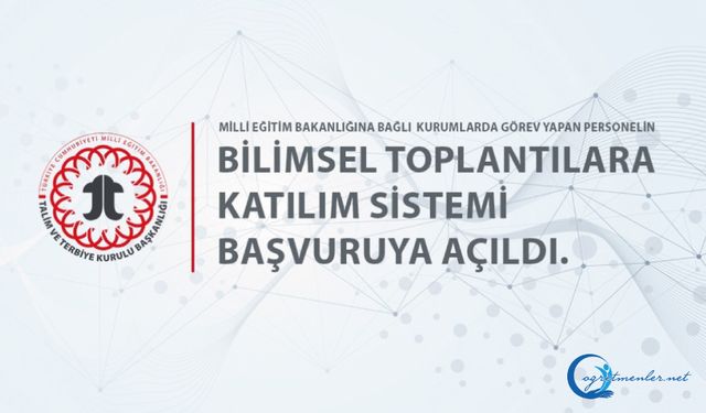 Bilimsel Toplantılara Katılım Sistemi Başvuruya Açıldı