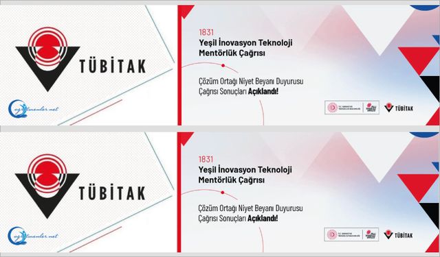 1831-Yeşil İnovasyon Teknoloji Mentörlük Çağrısı Çözüm Ortağı Niyet Beyanı Duyurusu Çağrısı Sonuçları Açıklandı