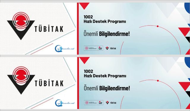 1002-Hızlı Destek Programına İlişkin Bilgilendirme