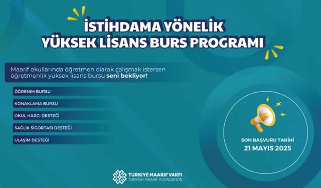 İstihdama Yönelik Yüksek Lisans Burs Programı