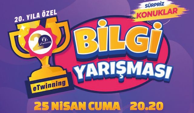 eTwinning'in 20. Yılına Özel Bilgi Yarışması!