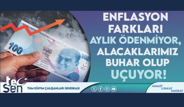 Enflasyon Farkları Aylık Ödenmiyor, Alacaklarımız Buhar Oluyor!