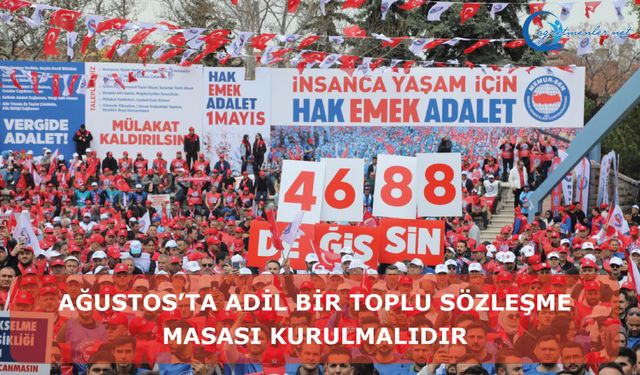 Biz, sendikacılığı ideoloji taşeronu değil, medeniyet hamili olarak yapanlarız.
