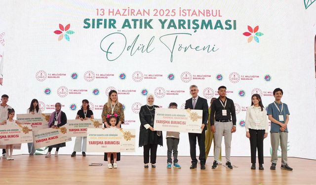 2. Ulusal Sıfır Atık Yarışması'nın ödül töreni