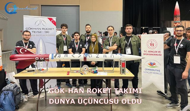 GÖK-HAN Roket Takımı Dünya Üçüncüsü Oldu