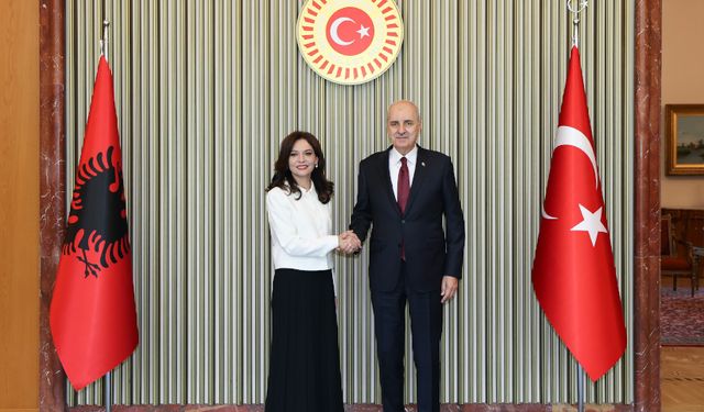 Arnavutluk Meclis Başkanı Spiropali İle Ortak Basın Toplantısı Düzenledi