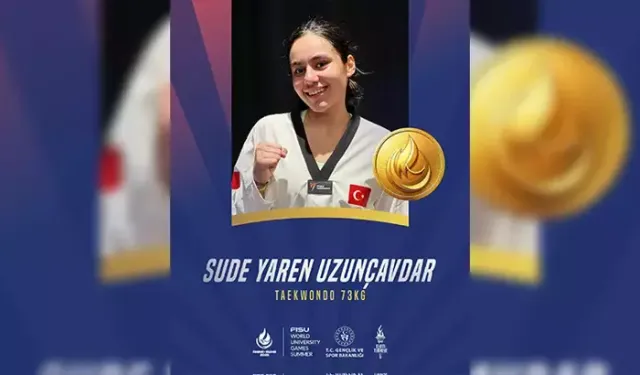 Sude Yaren Uzunçavdar'dan altın madalya!