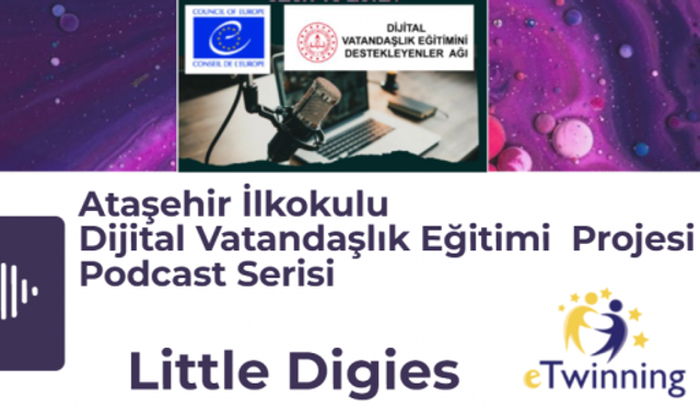 Ataşehir İlkokulu Öğrencilerinden Dijital Vatandaşlık Podcast Serisi