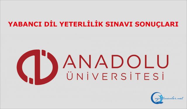 Yabancı Dil Yeterlilik Sınavı Sonuçları