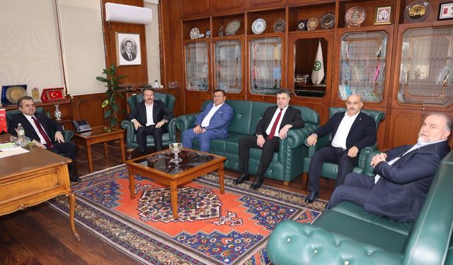 Çukurova Üniversitesi Rektörü Prof. Dr. Hamit Emrah Beriş’i ziyaret