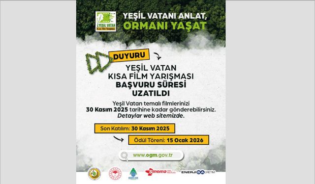 Yeşil Vatan Kısa Film Yarışması Başvuru Süresi Uzatıldı