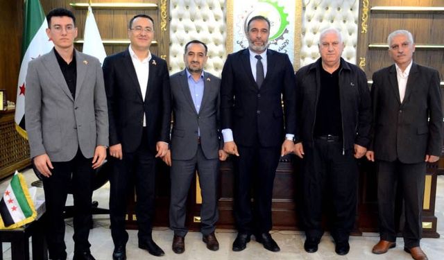 Memur-Sen Heyetinden Suriye Genel İşçi Sendikaları Konfederasyonu’na Ziyaret
