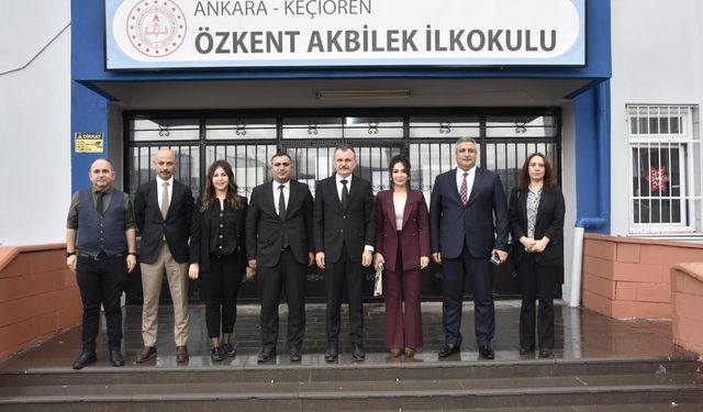 Özkent Akbilek İlkokulunu ziyaret