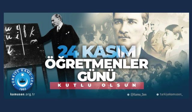 Milletleri kurtaranlar yalnız ve ancak öğretmenlerdir