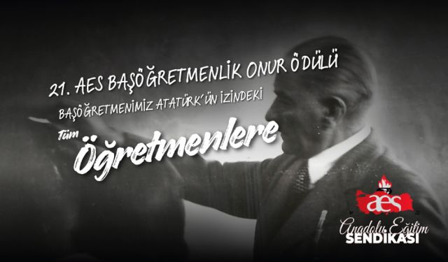 “Başöğretmenlik Onur Ödülü” takdim ediyoruz.