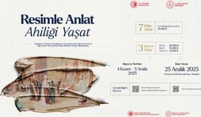 "Ahi Evran Ve Ahilik" Temasında "Resimle Anlat Ahiliği Yaşat" Konulu Resim Yarışması