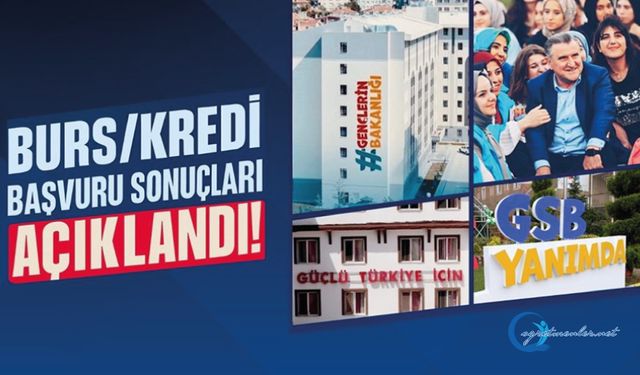 Burs/Kredi Sonuçları Açıklandı