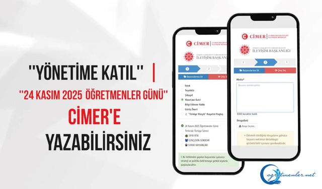 Öğretmeninize anlamlı bir mesaj gönderin