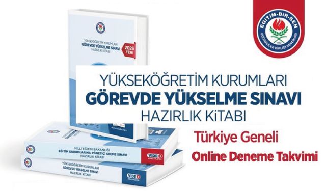 Türkiye Geneli Online Deneme Sınavı Takvimimiz