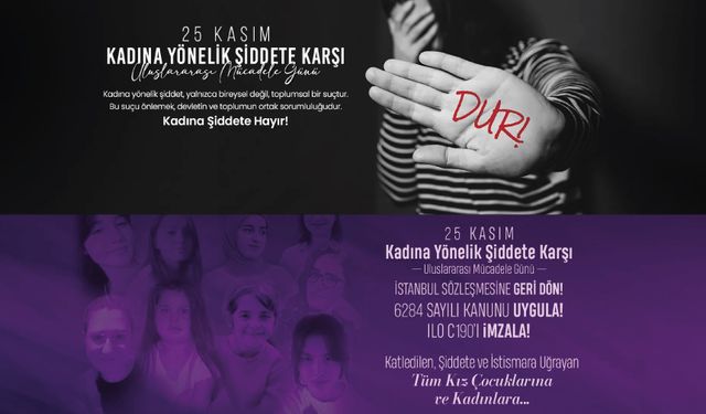 Eşit Ve Özgür Bir Dünya İçin Kadına Karşı Şiddete Hayır!