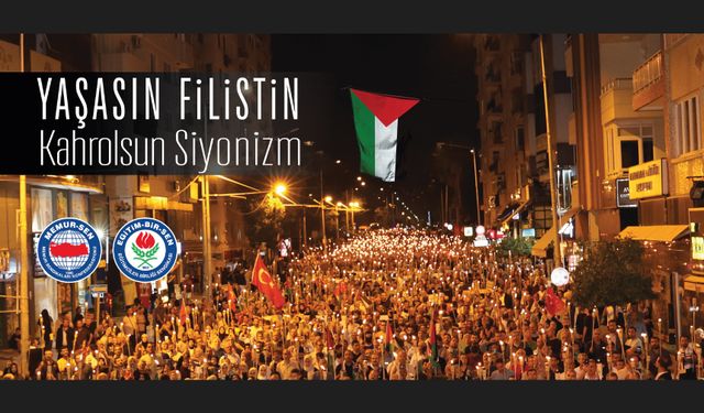 Yaşasın özgür Filistin, kahrolsun siyonizm!