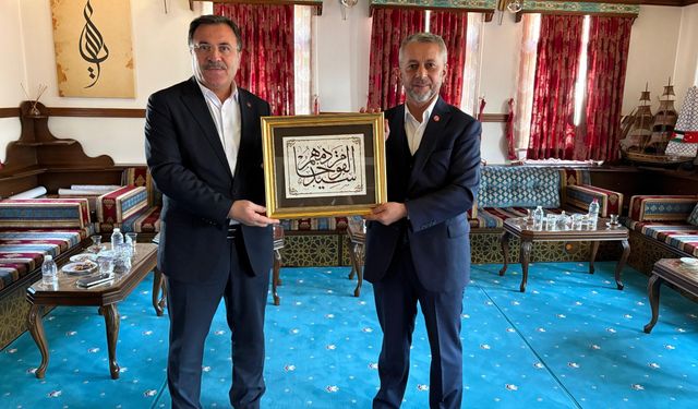 Cihannüma Derneği Başkanlığına seçilen Selim Cerrah ve yönetimine hayırlı olsun ziyareti