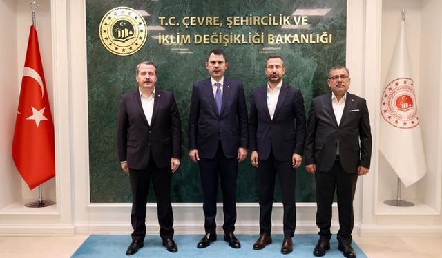 Çevre ve Şehircilik Bakanı Murat Kurum’u ziyaret ettik