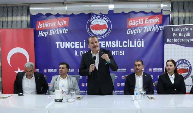 Memur-Sen Tunceli İl Divan Toplantımızı gerçekleştirdik