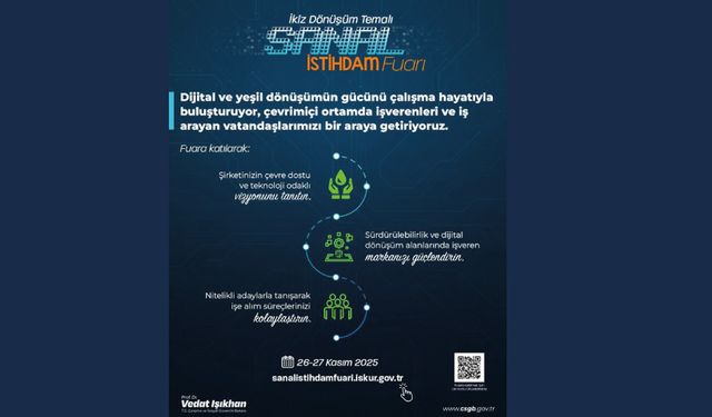 İkiz Dönüşüm Temalı Sanal İstihdam Fuarı İŞKUR’da