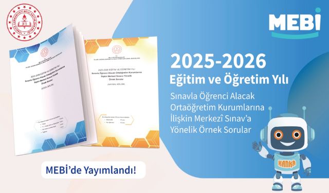 LGS Kasım Ayı Örnek Soruları MEBİ’de!