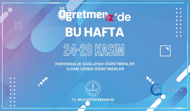 ÖğretmenİZ'de Bu Hafta
