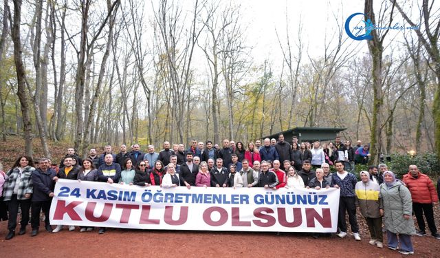 Bakan Tekin, Öğretmenlerle Doğa Yürüyüşünde Bir Araya Geldi