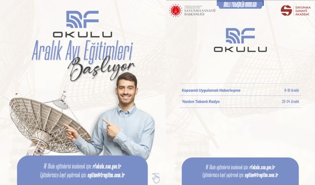 RF Okulu Aralık Ayı Eğitimleri Başlıyor!